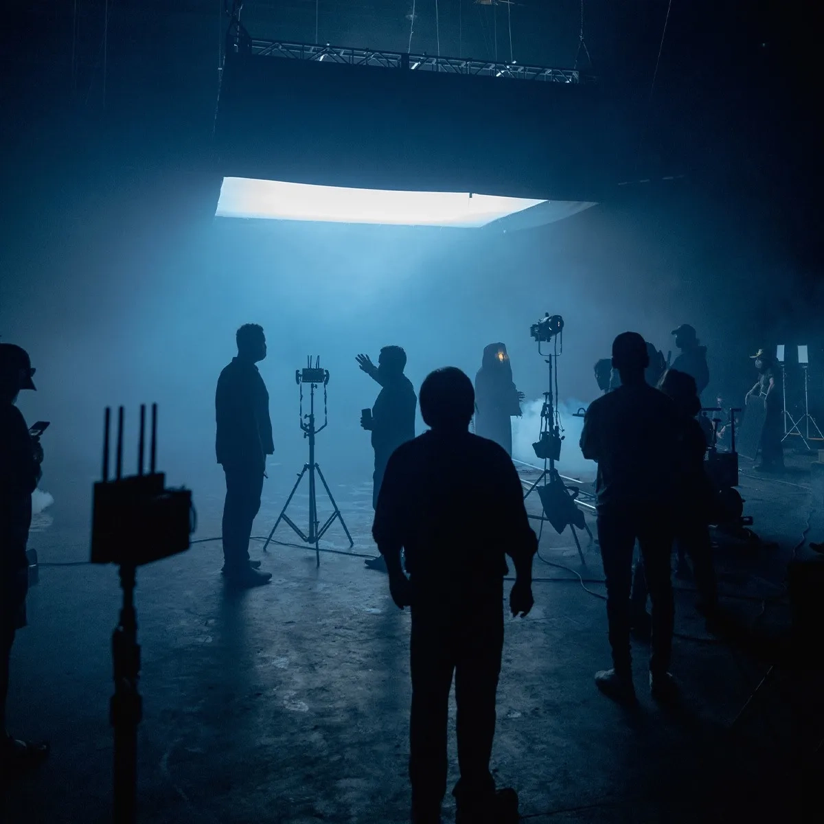 无限臀山拍摄团队工作现场